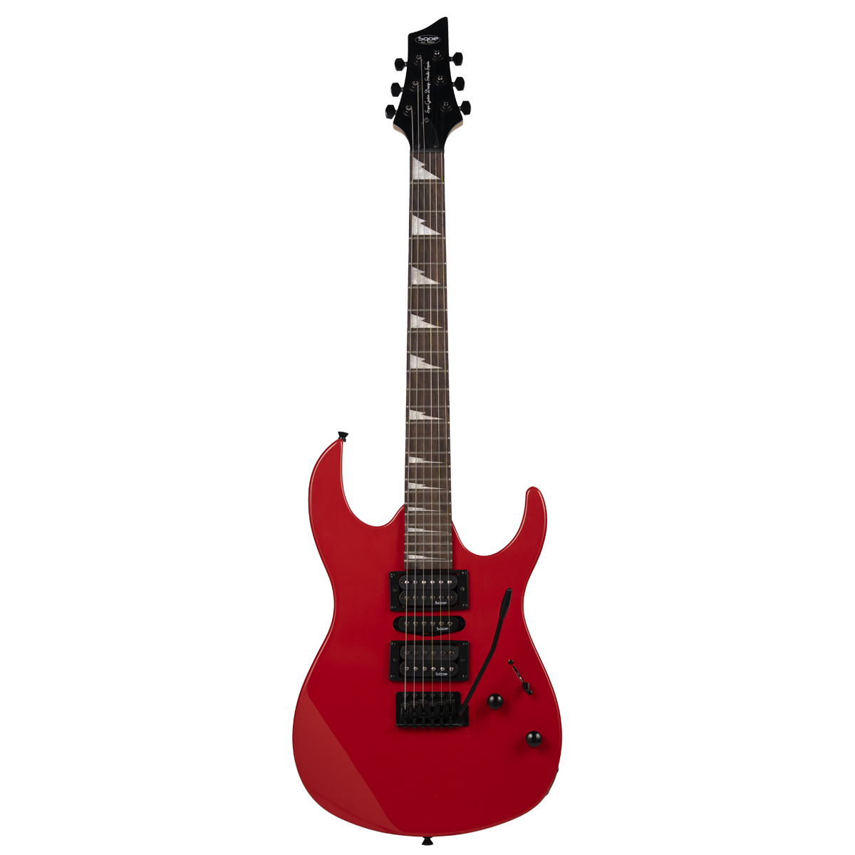 SQOE Seib370 red электрогитара